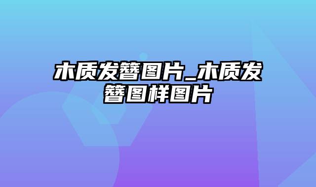 木质发簪图片_木质发簪图样图片