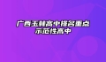 广西玉林高中排名重点示范性高中