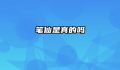 笔仙是真的吗