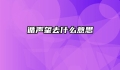 循声望去什么意思