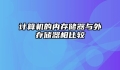 计算机的内存储器与外存储器相比较