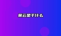 冀云是干什么