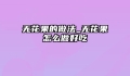 无花果的做法_无花果怎么做好吃