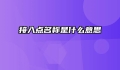 接入点名称是什么意思