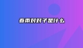 春雨对对子是什么