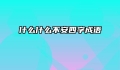 什么什么不安四字成语