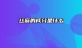 丝麻的成分是什么