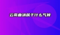 云南曲靖属于什么气候