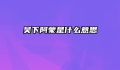 吴下阿蒙是什么意思