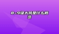 8~9级大风是什么概念