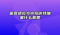雷霆哈拉少小鸟伏特加是什么意思