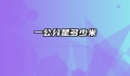 一公分是多少米