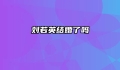 刘若英结婚了吗