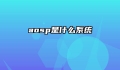aosp是什么系统