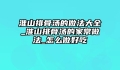 淮山排骨汤的做法大全_淮山排骨汤的家常做法_怎么做好吃