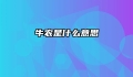 牛农是什么意思