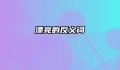 漂亮的反义词