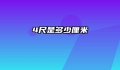 4尺是多少厘米
