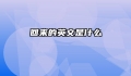 回来的英文是什么