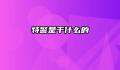 特警是干什么的