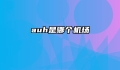 auh是哪个机场