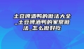 土豆啤酒鸭的做法大全_土豆啤酒鸭的家常做法_怎么做好吃