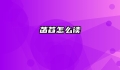 菡萏怎么读