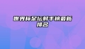 世界杯足坛射手榜最新排名