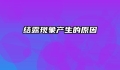 结露现象产生的原因