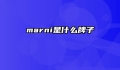 marni是什么牌子