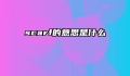 scarf的意思是什么