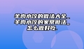 羊肉水饺的做法大全_羊肉水饺的家常做法_怎么做好吃.