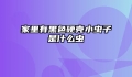 家里有黑色硬壳小虫子是什么虫