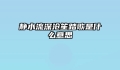 静水流深沧笙踏歌是什么意思