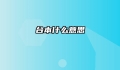 台本什么意思