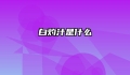 白灼汁是什么