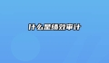 什么是绩效审计