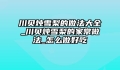 川贝炖雪梨的做法大全_川贝炖雪梨的家常做法_怎么做好吃