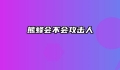 熊蜂会不会攻击人