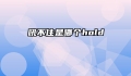 吼不住是哪个hold