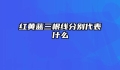 红黄蓝三根线分别代表什么