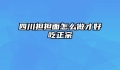 四川担担面怎么做才好吃正宗