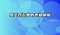 员工罚款单的表格模板