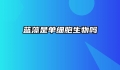蓝藻是单细胞生物吗